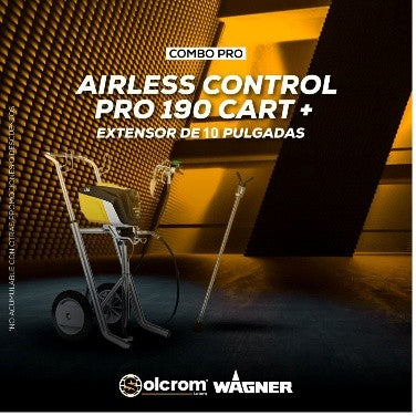 Combo Airles Control Pro 190 CART + Extensor 12 Pulgadas